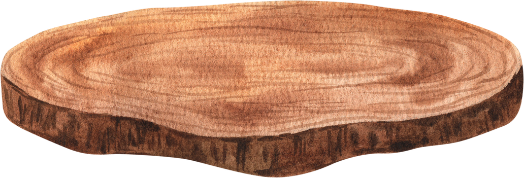 Wooden Chopping Board Illustration